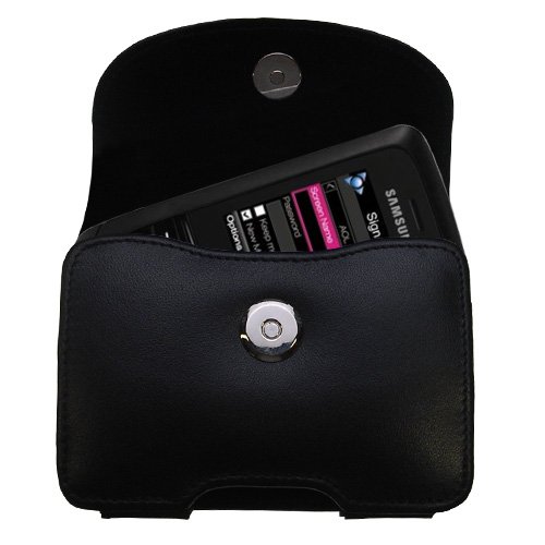 Horizontal Leather Case with Belt Clip/Loop for the Samsung SGH-T729