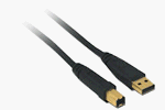 HP USB Cable Type A to Mini-B 5-Wire Sony/Canon/Olympus 6ft Black 8121-0637
