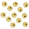 Beadalon Gold Plated Memory Wire End Cap Beads 3mm (12)