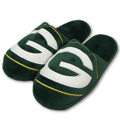 Green Bay Packers 2010 Men's Slide Slippers, Large