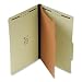 S J Paper S61951 S J Paper 1-1/2" Expansion Classification Folder, Legal, 4-Section, Green, 20/Bx