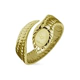 Roberto Cavalli Snake Gold Plated Cuff Bracelet Ladies' Watch by Roberto Cavalli