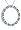 10k White Gold Blue Topaz & Diamond Circle Pendant, 18"