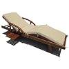 Auflage f�r Sonnenliege mit 4 Segmenten Cr�me