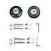 Mute Wear-resistant Outher Diameter 2 Inch Luggage Suitcase Replacement Wheel Kit (2