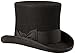 Scala Men's Wool Felt Top Hat