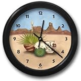 Desert Treasures Round Acrylic Wall Clock