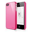 elago S4 Slim Fit 2 Case for iPhone 4/4S - Hot Pink + HD Professional Extreme Clear film
