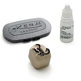 La Dot - KT0013Z - Pierre �  Tatouer - Visuel Petit Scorpion + Le Maquillage �  Tatouage Noir + Le Tampon Encreur - Taille S