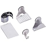 Elkay LKSMHSL SinkMate Kit with Hook, Sponge Holder and Ledge, Stainless Steel