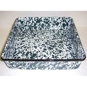Enamelware Square Brownie/Cornbread Pan