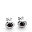Leonardo Jewels Classic Damenohrstecker Edelstahl + Glas schwarz