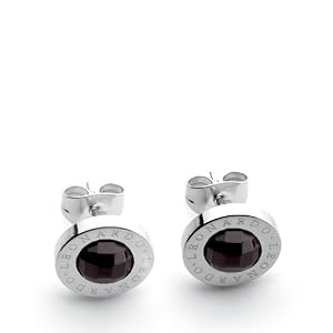 Leonardo Jewels Classic Damenohrstecker Edelstahl + Glas schwarz