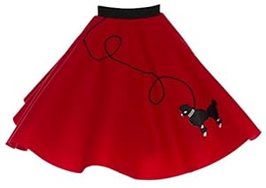 Poodle Skirt for Girls Size Large 10/11/12 Red