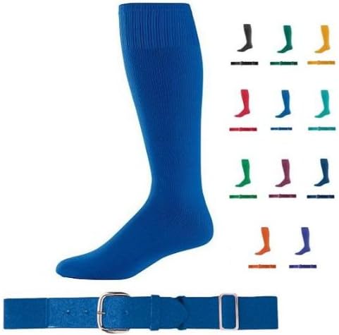 Baseball/Softball Belt &amp; Sock Combo (Youth &amp; Adult Sizes in 11 Color Sets)