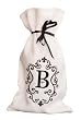 Embroidered Monogram Wine Bag - B Embroidered Monogram Wine Bag - B