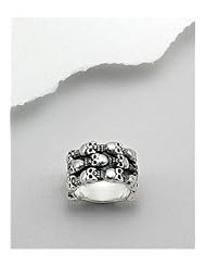 Skull Ring In 92.5 Sterling Silver