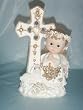 Christening - First Communion Cake Top Centerpiece Girl night light