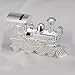 SILVERPLATED TRAIN MONEY BANK