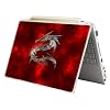 Bundle Monster MINI NETBOOK Laptop Notebook Skin Sticker Cover Art Decal - 7" 8" 9" 10" - Fit HP Dell Asus Acer Eee Compaq MSI - Red Dragon