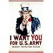 Uncle Sam I Want You - Art Poster - 24 X 36 World Culture Art Poster Print by James Montgomery Flagg, 25x33