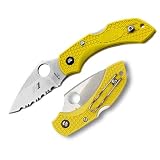 Spyderco Dragonfly2 FRN H-1 Spyder Edge Knife, Yellow