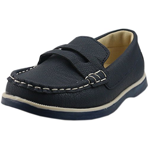 Orgrimmar Boys Leather Slip-on Loafers Shoes (Toddler, Little Kid )