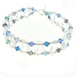 Anna Perrone Glass Wings Bracelet Finished with .925 Sterling Silver