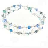Anna Perrone Glass Wings Bracelet Finished with .925 Sterling Silver