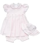 Emile et Rose Stripy Pale Pink Dress Set, Dress sets, Baby girl, 1-3 months