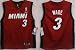 Nba Miami Heat Dwayne Wade Replica Kids Reebok Red Youth Jersey