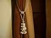 Pair Cream Beaded decorative Tassel / Tieback /holdback