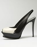 Zahara Pearlized Platform Slingback
