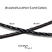 Loralyn Designs 3mm Men's Brown Braided Leather Necklace Cord with Stainless Steel Lobster Clasp (20 Inches)