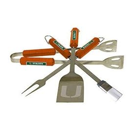 Miami Hurricanes Grill BBQ Utensil Set