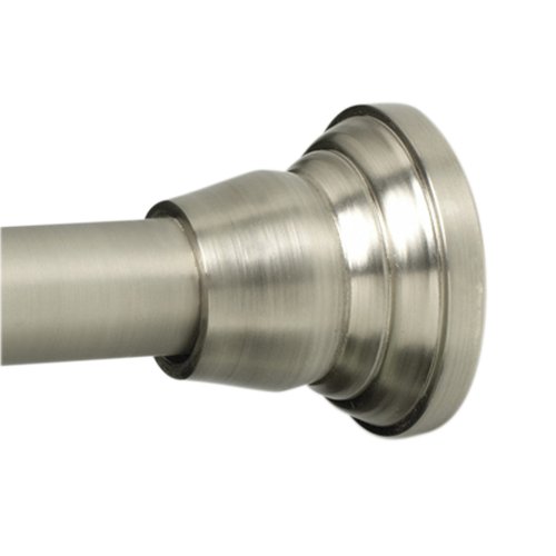 Zenith Decorative Adjustable Tension Shower Rod, Satin Nickel, 72 Inches Zenith Decorative Adjustable Tension Shower Rod, Satin Nickel, 72 Inches