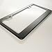 Matte Black Powder Coated 100% Stainless Steel License Plate Frame Holder Tag