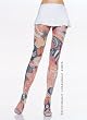 Opaque bohemian print tights