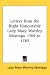Book Letters from the Right Honourable Lady Mary Wortley Montagu 1709 to 1762
