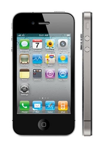 Apple iPhone 4S 32GB - Platinum and Rear Chassis In Platinum With Diamonds Luxury Mobile Phone