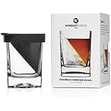 Corkcicle Whiskey Wedge Whiskey Glass with Silicone Ice Form