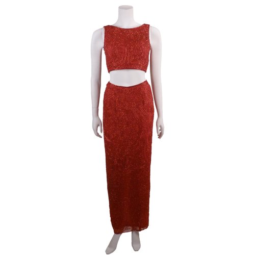 Formal Evening Gown. Beaded Dress for Prom - Party - Homecoming by Sean Collection (1405)