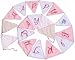 Yellow Label Kids Cloth Birthday Banner - Pink