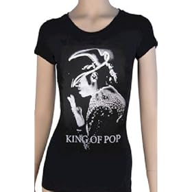 King of Pop Ladies T-Shirt