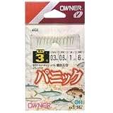 オーナー針 パニック(12本バリ) 鈎3/ハリス0.3 S-557/