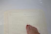 StayPut Non-Slip Bath Mat (Soft White) - it's in a class of its own