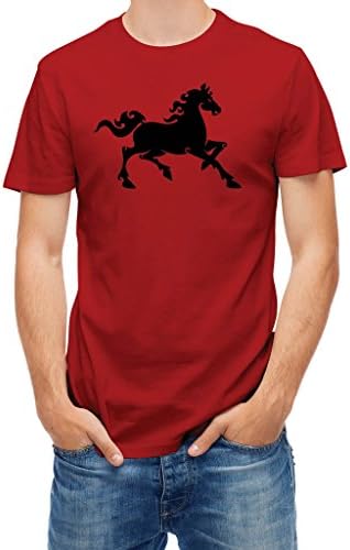 T-shirt Horse Red Tango L