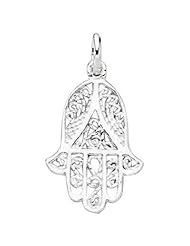 Sterling Silver Fatimas Hand Khamsa Pendant