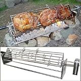 E-Z Que HB34x6 Hobo Tailgater 34-by-6-Inch-Cradle Rotisserie Kit