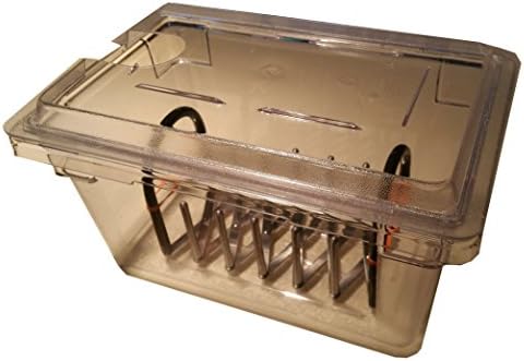 Perfect-Sousvide 5PL1R 4.75 Gal. (19 qt) Clear Polycarbonate Pan, Custom Lid and Expandable Rack for Circulator Sous Vide